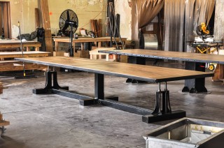Post Industrial conference table