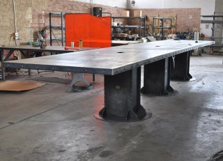 Steel I Beam conference table