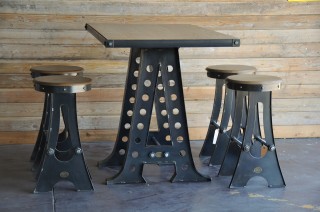 A Frame with Stools