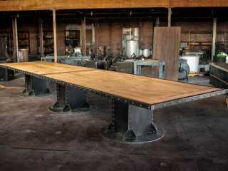 I Beam Maple Conference Table 3a
